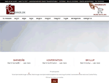 Tablet Screenshot of jysk-diner.dk
